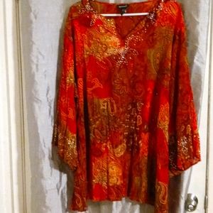 Beautiful Woman's Tunic style blouse